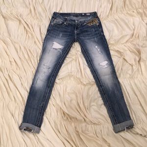 MISS ME distressed jeans